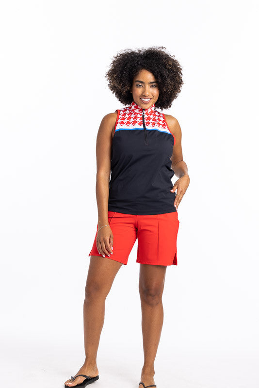 Red golf 2025 shorts womens