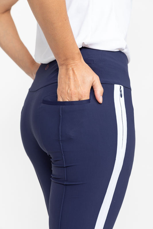 Tailored Track Golf Pants - Navy Blue