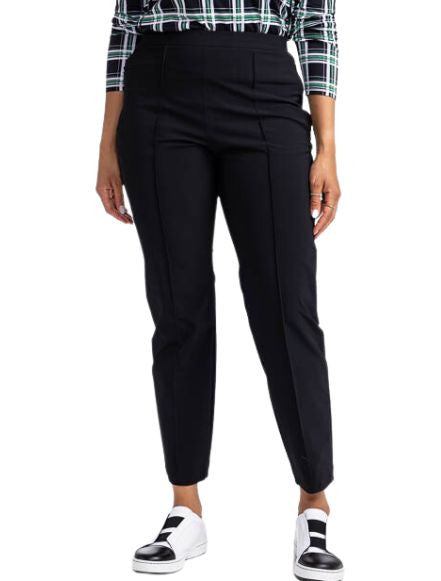 Front view of the Tailored Crop Golf Pants in black.