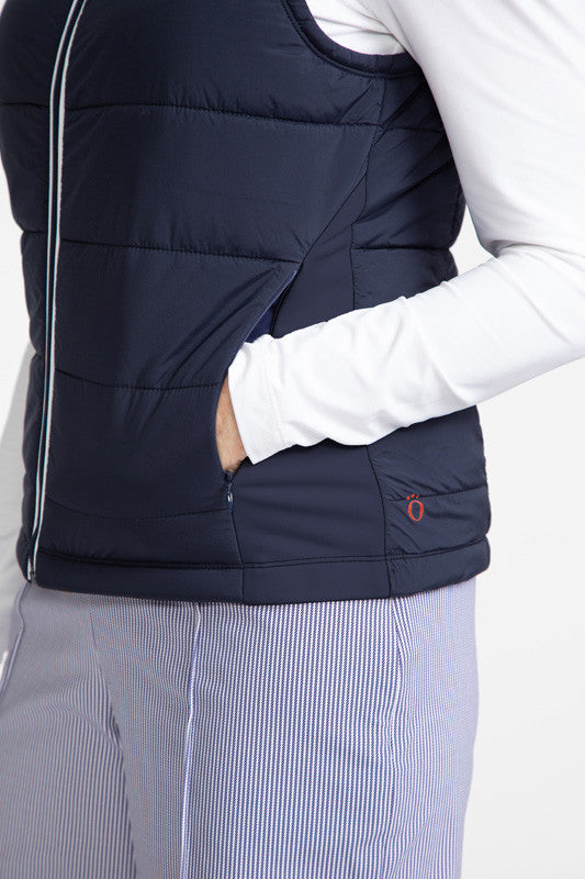 Take The Chill Off Vest - Navy Blue - SALE