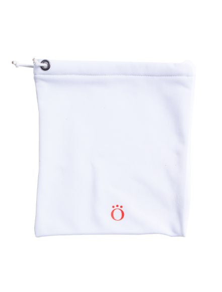 The Don't Lose Me Bag in White. Keep your valuables safe while you golf.