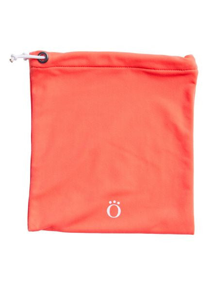 The Don't Lose Me Bag in Coral Red. Keep your personal items safe on the course. 